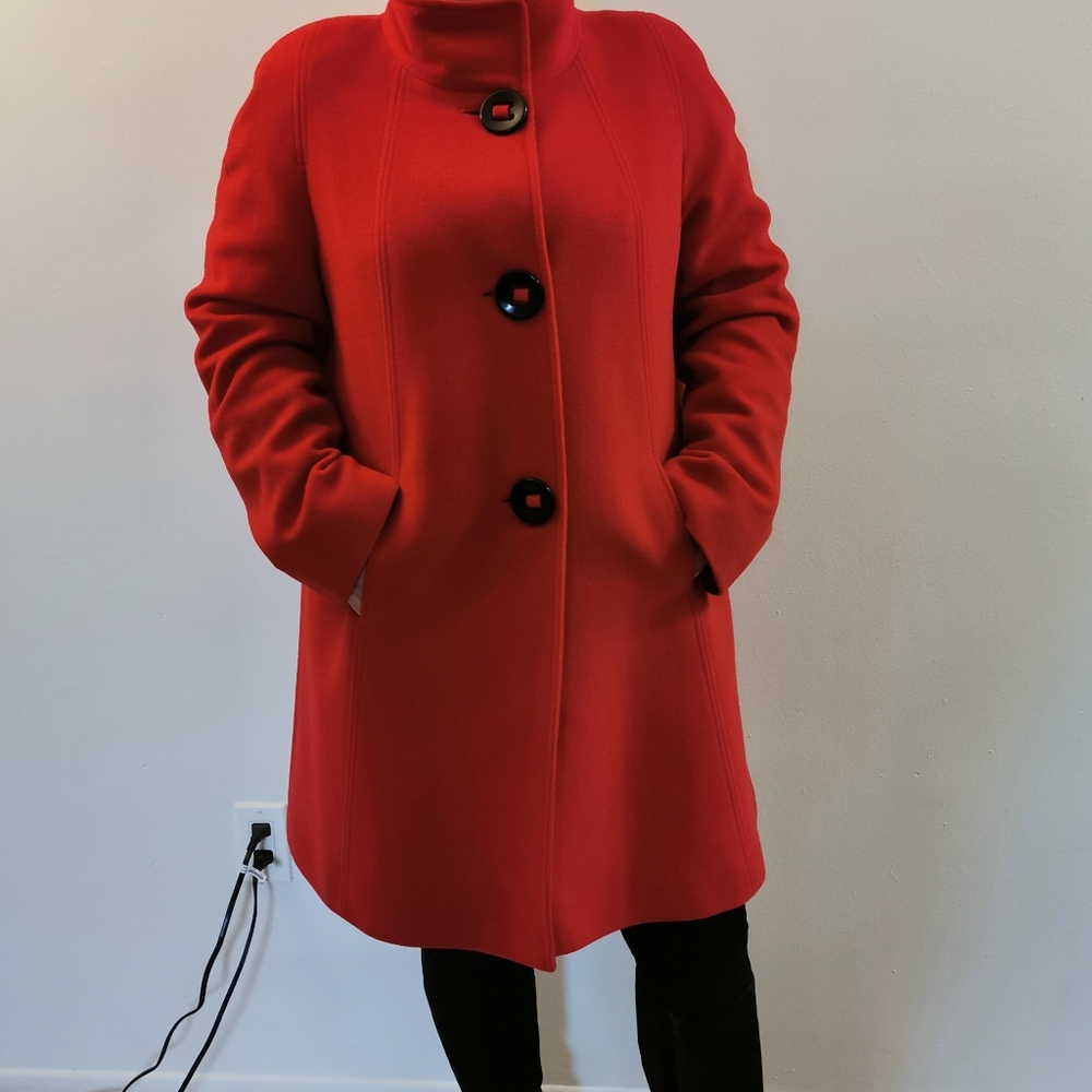 Mallia, Red Coat, Size 16